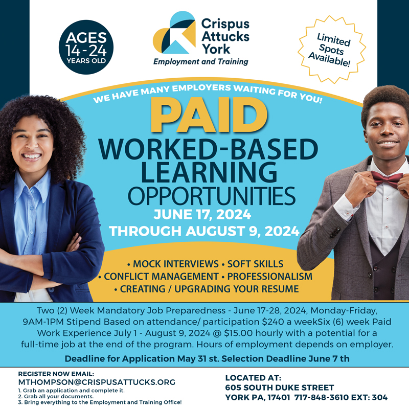 Employment and Training - Crispus Attucks York