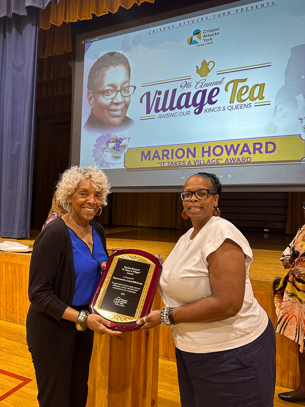 Crispus Attucks York 9th Annual Village Tea, Marion Howard "It's Takes a Village" Award , Representative Carol Hill Evans Award Winner Crispus Attucks York Village Tea