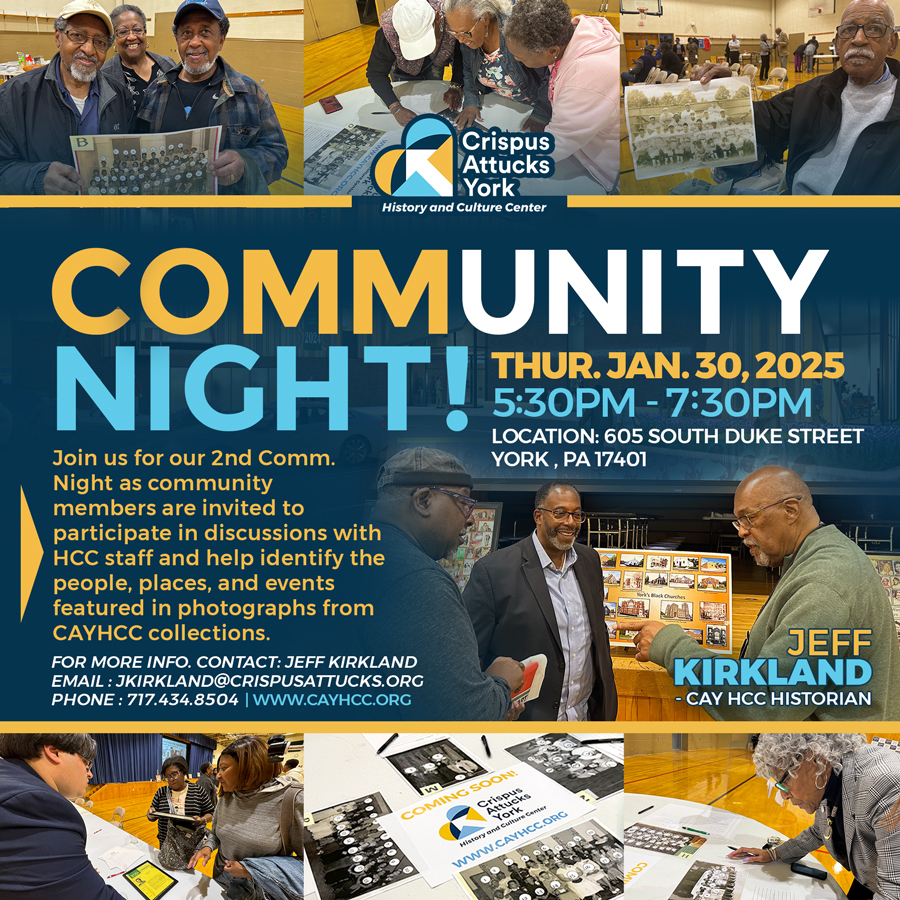 2nd Community Night, CAYHCC Flyer