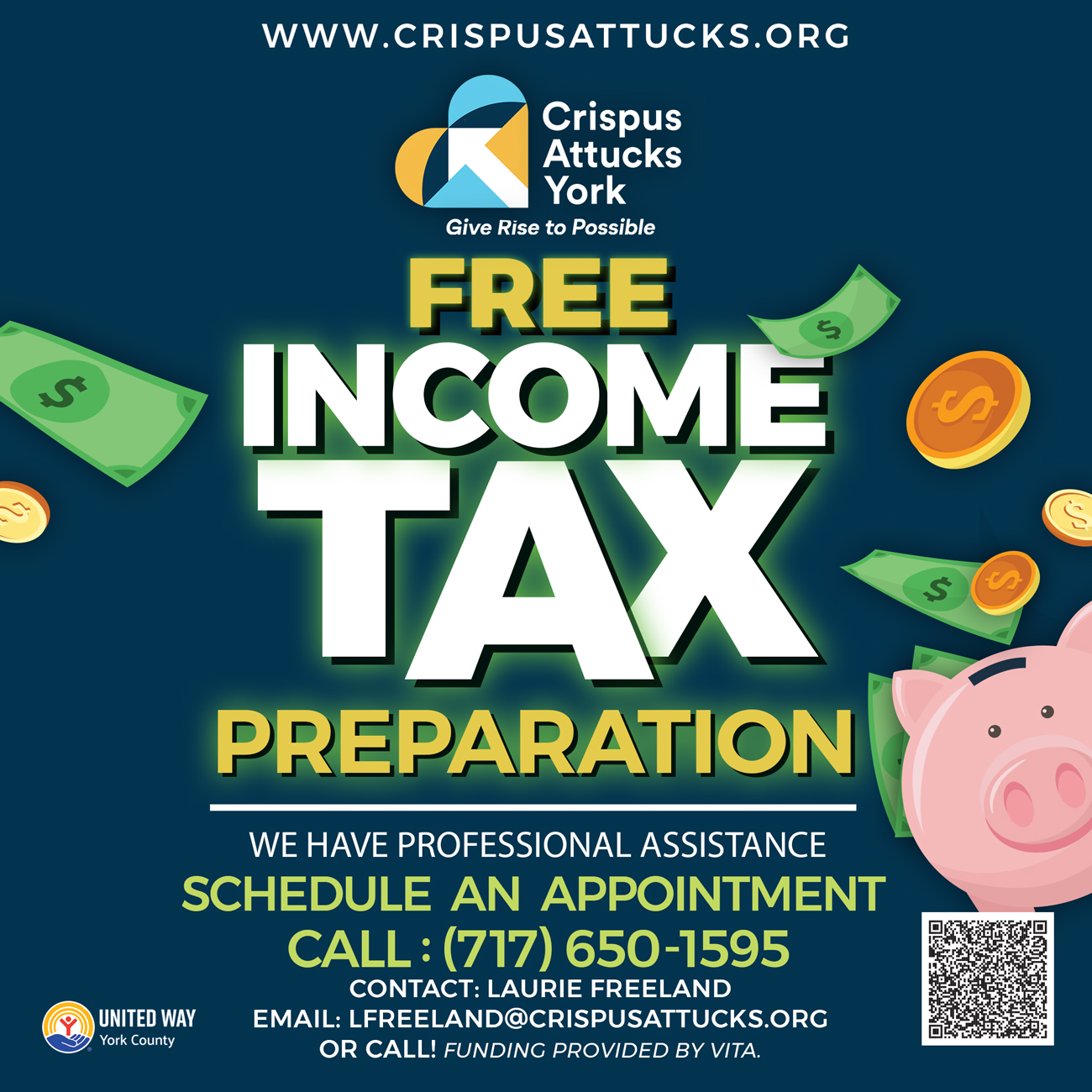 Free Income Tax Preparation at Crispus Attucks York