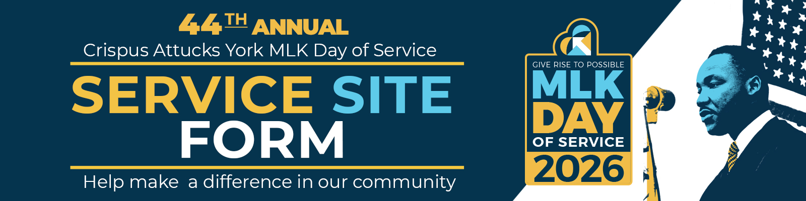 2026 Crispus Attucks York 44th Annual MLK Day of Service 