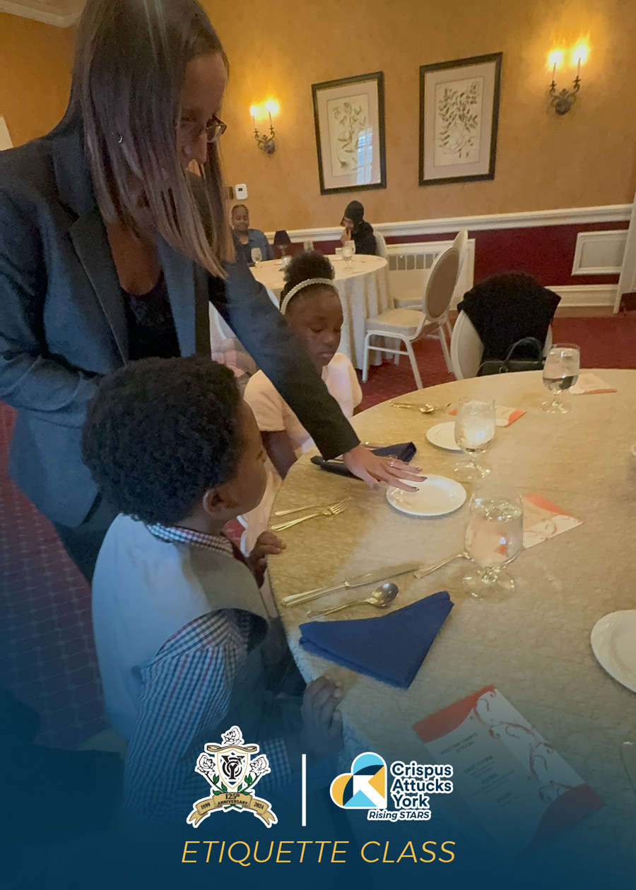 Crispus Attucks York Etiquette Class at The York Country Club