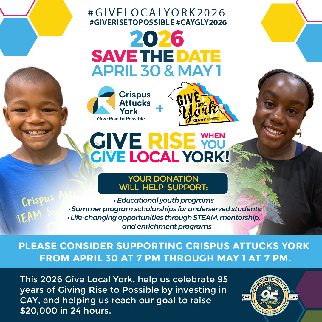 Crispus Attucks York, Give Local York 2026,