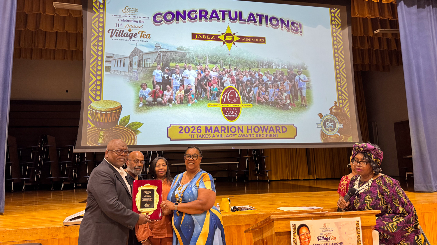 11th Annual Crispus Attucks York Village Tea, Marion Howard "It Takes A Village" Award Recipients