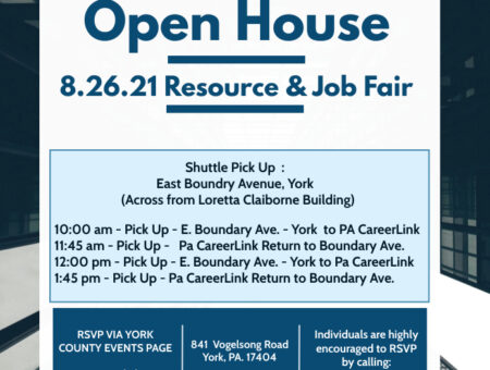 PA CareerLink Open House August 26th, 2021