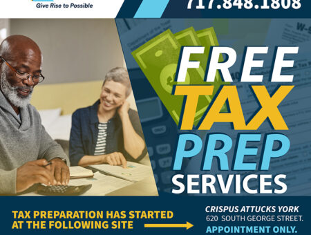 Tax season is here, and we’ve got you covered! CAY Free Tax Preparation Services