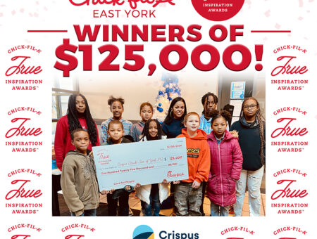 Crispus Attucks York  Rising STARS After School Program Receives $125,000 Grant from Chick-fil-A !